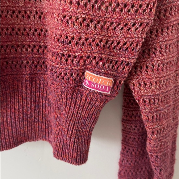 Scotch & Soda Degrade Multi-Color Pullover-Pink Punch Melange Size M - Picture 7 of 16